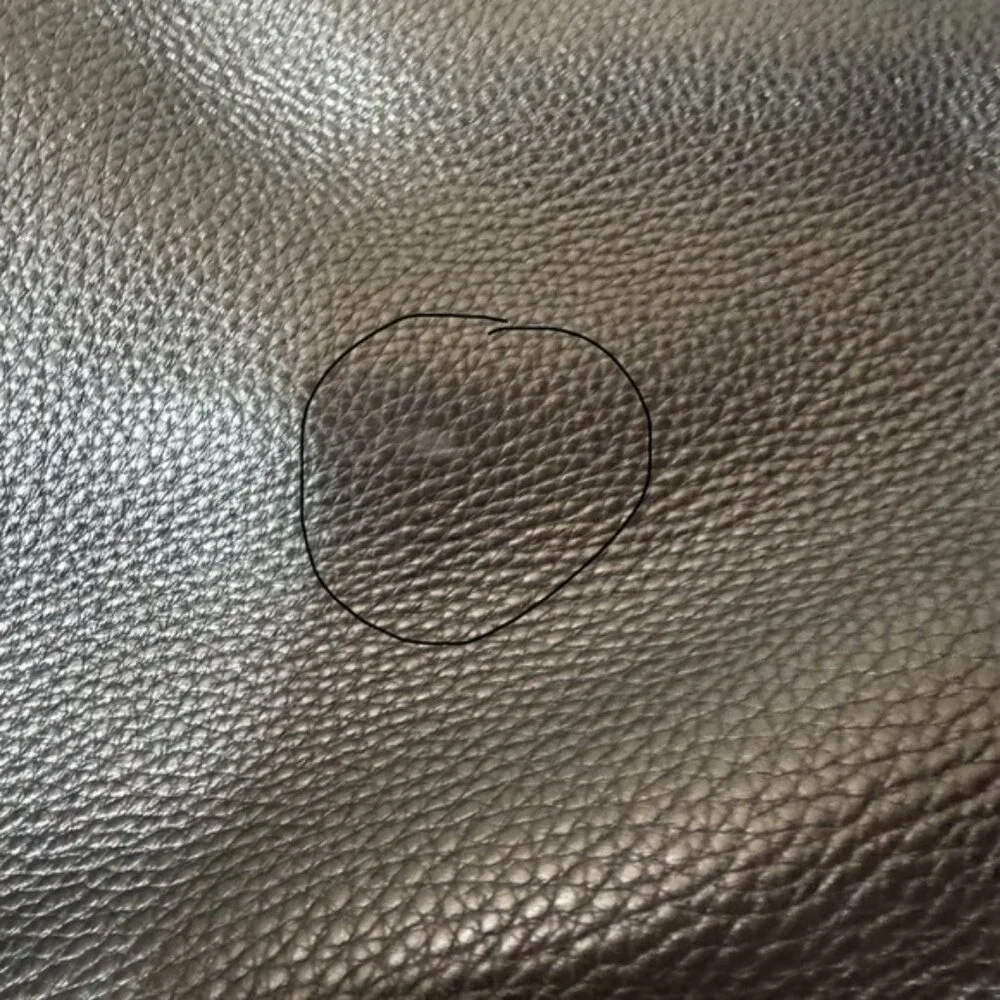 Michael Kors Greta Large Pebbled Leather Satchel Black - Picture 12 of 14